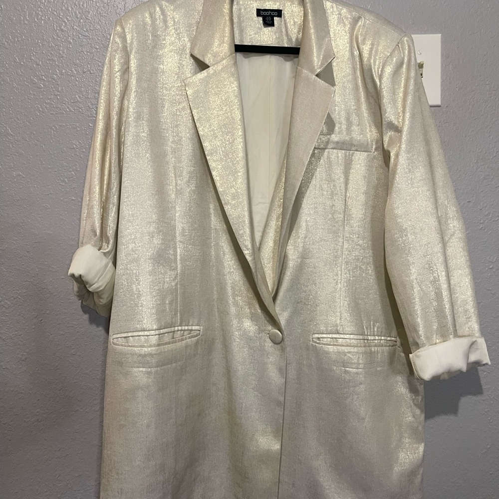 Elegant Cream Blazer by Express